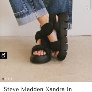 Steve Madden Xandra in Black Womens 7